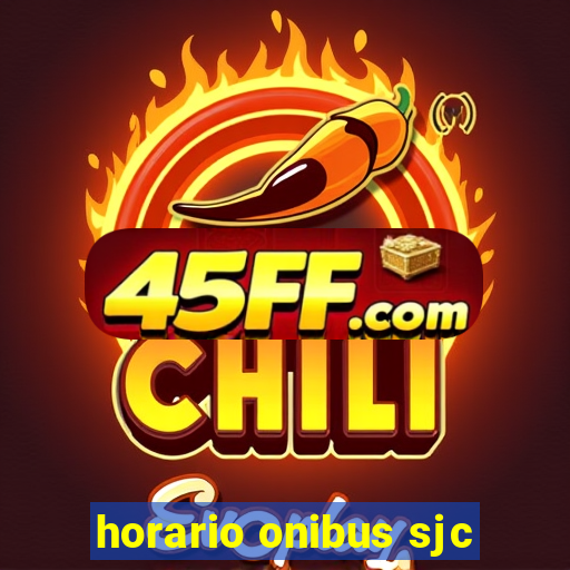 horario onibus sjc